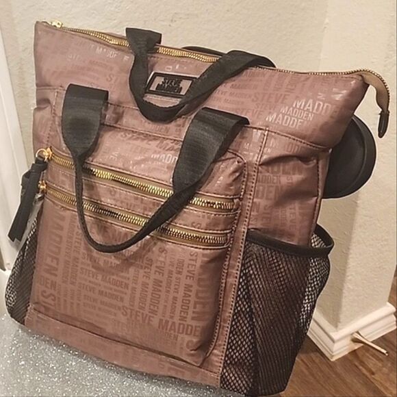 Steve Madden BJaxie Backpack Tote Bag- Olive main image 11